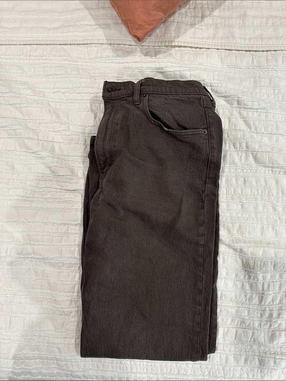 Abercrombie & Fitch High-Rise Relaxed Jeans in Deep Charcoal